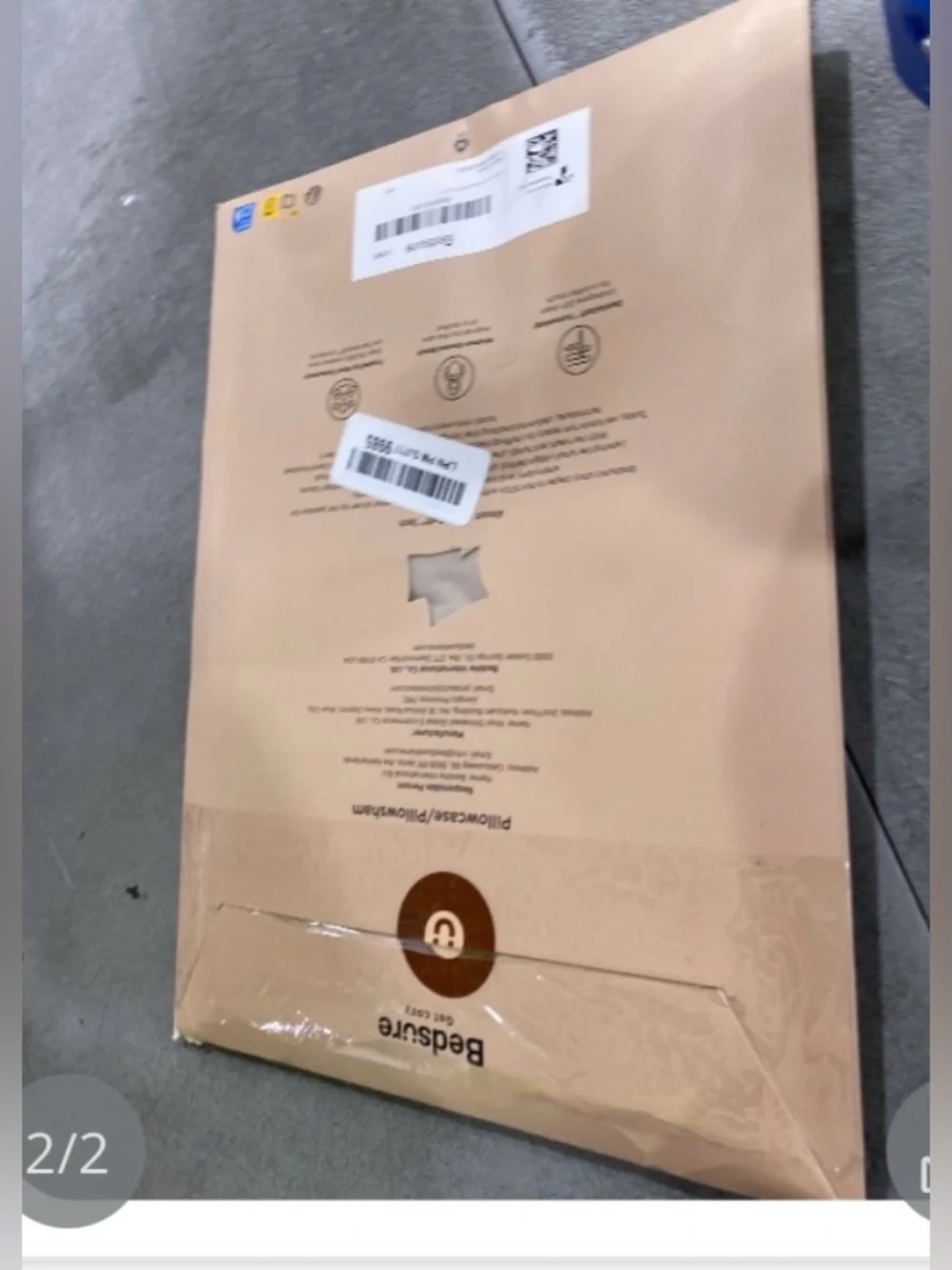 STANDARD Cooling Pillowcases 100% Rayon Derived from Bamboo (2-pack) TAUPE